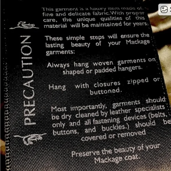 SALE Mackage Black Puffer Coat - Picture 6 of 7